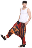 Whitewhale Men's Cotton Solid Harem Pants Yoga Trousers Hippie Pant