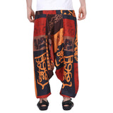 Whitewhale Men's Cotton Solid Harem Pants Yoga Trousers Hippie Pant
