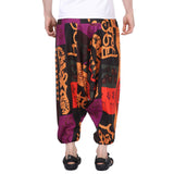 Whitewhale Men's Cotton Solid Harem Pants Yoga Trousers Hippie Pant