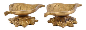 White Whale Diya for Pooja Made of Pure Brass - Kuber Diya Diwali Decoration