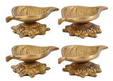 White Whale Diya for Pooja Made of Pure Brass - Kuber Diya Diwali Decoration