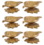 White Whale Diya for Pooja Made of Pure Brass - Kuber Diya Diwali Decoration