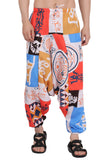 Whitewhale Men's Cotton Solid Harem Pants Yoga Trousers Hippie Pant