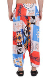 Whitewhale Men's Cotton Solid Harem Pants Yoga Trousers Hippie Pant