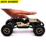 White Whale 1:18 Rechargeable Rock Crawling 4WD 2.4 Ghz Rally Car Remote Control Monster Truck( Size 18*13.5*10.5 cms