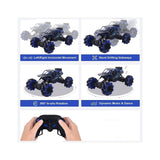White Whale RC Rock Crawler Drift Climbing Remote Controlled Monster Truck, Four Wheel Drive, 118 Scale 2.4 Ghz