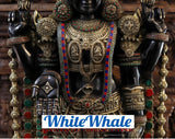 White Whale Brass Satyarupine Tirupati Balaji (Truth of the Universe- Lord Vishnu)