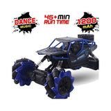 White Whale RC Rock Crawler Drift Climbing Remote Controlled Monster Truck, Four Wheel Drive, 118 Scale 2.4 Ghz
