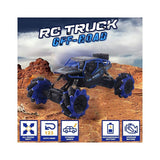 White Whale RC Rock Crawler Drift Climbing Remote Controlled Monster Truck, Four Wheel Drive, 118 Scale 2.4 Ghz