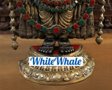 White Whale Brass Satyarupine Tirupati Balaji (Truth of the Universe- Lord Vishnu)