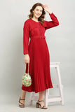 WhiteWhale Dresses for Women Regular Women's  Fit and Flare Dress