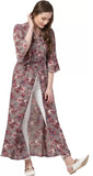 WhiteWhale Dresses for Women Regular Women's  Fit and Flare Front Slit Dress