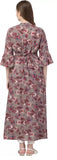 WhiteWhale Dresses for Women Regular Women's  Fit and Flare Front Slit Dress