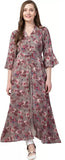 WhiteWhale Dresses for Women Regular Women's  Fit and Flare Front Slit Dress