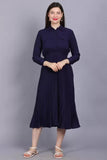WhiteWhale Dresses for Women Regular Women's Fit & Flare Stylish Comfitable Dress.