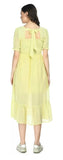 WhiteWhale Dresses for Women Regular Women's Fit & Flare Polka Print Comfirtable Dress.