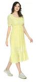 WhiteWhale Dresses for Women Regular Women's Fit & Flare Polka Print Comfirtable Dress.