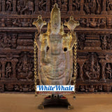 White Whale Brass Satyarupine Tirupati Balaji (Truth of the Universe- Lord Vishnu)