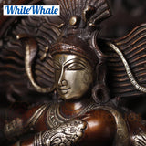 White Whale Brass Uddukai Natraja (Dancing Shiva Playing Drum to Refine Universe)