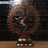 White Whale Brass Uddukai Natraja (Dancing Shiva Playing Drum to Refine Universe)