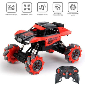 White Whale RC DRIFT CARS RADIO REMOTE CONTROL 360°ROTATION STUNT RACING TRUCK 2.4GHZ RED