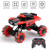 White Whale RC DRIFT CARS RADIO REMOTE CONTROL 360°ROTATION STUNT RACING TRUCK 2.4GHZ RED