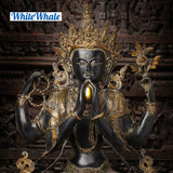 White Whale Brass Divine Prajñ?p?ramit? Tara With a Conch in a Meditation Position