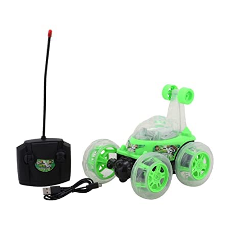 White Whale Ben 10 Rechargeable Stunt Car Big Size 360 Degree