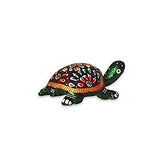 White Whale Lucky Turtle Unique Metal Work Turtle Figurine Good Luck Charm