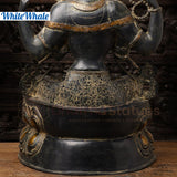 White Whale Brass Divine Prajñ?p?ramit? Tara With a Conch in a Meditation Position