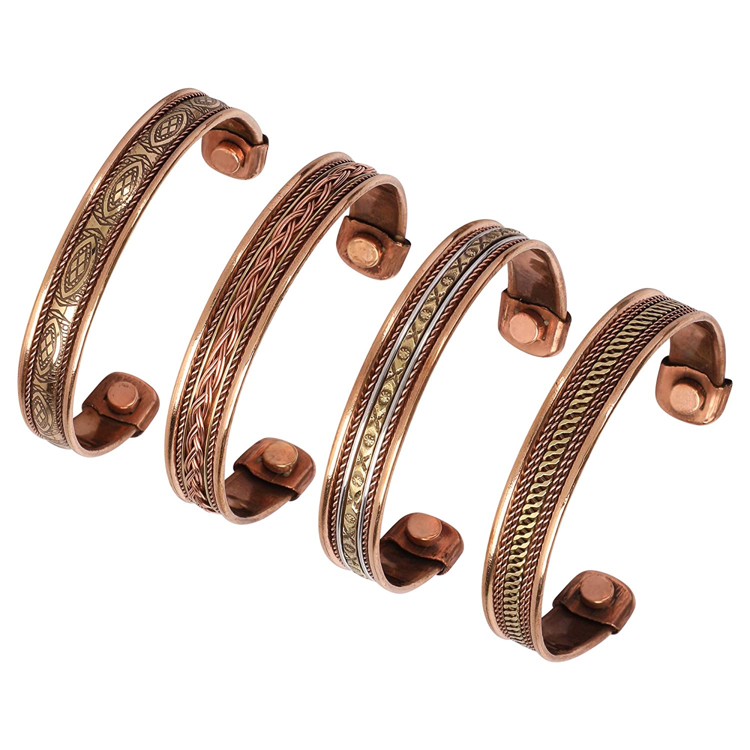 MagEnergy 3X Magnetic Copper Bracelet for Men,99.99% India | Ubuy