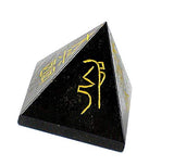 White Whale Reiki Healing Crystal Energy Generator Engraved Pyramid Metaphysical Natural Gemstone Figurine