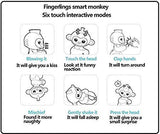 White Whale Fingerlings Interactive Baby Monkey Toy for Kids