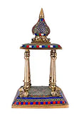 Whitewhale Brass Temple Pooja Mandir for Living Room Pooja Decoration Religious Home Decor