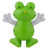 White Whale Musical and Dancing Frog Toy with Lights, Dancing Walking Toys, Baby Infant Toy Learning Development