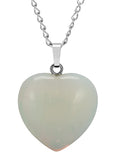 White Whale Natural Healing Gemstone Reiki Chakra 18-20 Inch Gemstone Pendant Necklace Gift