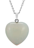 White Whale Natural Healing Gemstone Reiki Chakra 18-20 Inch Gemstone Pendant Necklace Gift