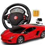 White Whale High-Speed Super Racing Car Remote Control Steering Toy Car for Kids with Opening Doors Feature LED Headlight & Back Light Remote Control Very Stylish Design (Colors May Vary)