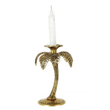 White Whale Metal Gold Plated (Palm) Khajur Candle Holder for Home Hotal Decor Candle Stand Tree Statue for Candle Light Dinner & Dining Table Decorative Showpiece for Decoration & Gift Purpose.