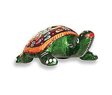 White Whale Lucky Turtle Unique Metal Work Turtle Figurine Good Luck Charm