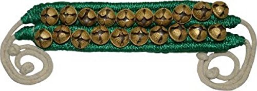 Whitewhale Handmade Indian Classical Ghungroo Dance Accessories Bharatnatyam, Kuchipudi, Odissi Ghungru For Dancer's Feet (10 bells + 10 bells)