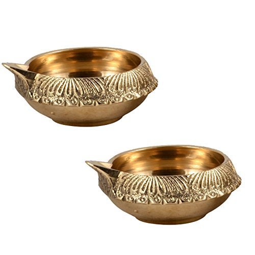 White Whale Diya for Pooja Made of Pure Brass - Kuber Diya Diwali Decoration