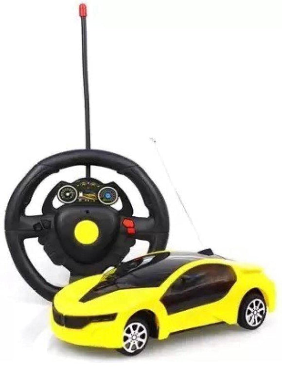 White Whale Steering Remote Control Plastic Lighting Radio Control Electric Racing Car Boys Toy Kids Gifts Multi Color