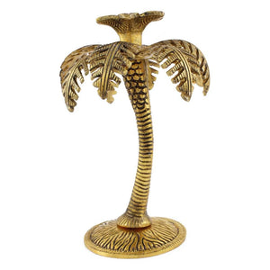 White Whale Metal Gold Plated (Palm) Khajur Candle Holder for Home Hotal Decor Candle Stand Tree Statue for Candle Light Dinner & Dining Table Decorative Showpiece for Decoration & Gift Purpose.