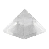 White Whale Pyramid Metaphysical Natural Gemstone Figurine