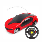 White Whale Steering Remote Control Plastic Lighting Radio Control Electric Racing Car Boys Toy Kids Gifts Multi Color