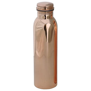 White Whale  Pure Copper Water Bottle for Ayurvedic Health Benefits holds 1000 ML