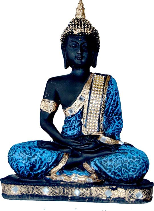 White Whale Handcrafted Buddha Statue/Figurine/Idol, Decorative Showpiece | for Living Room, Home Decor |