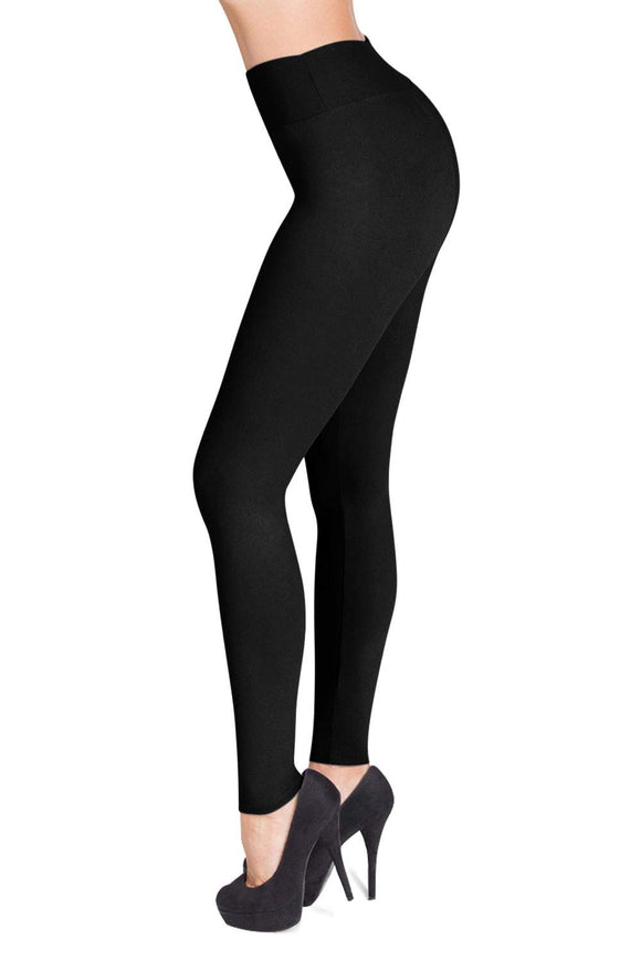 Whitewhale Women's High Waisted Rayon Lycra Leggings Super Soft Full Length Opaque Slim