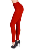 Whitewhale Women's High Waisted Rayon Lycra Leggings Super Soft Full Length Opaque Slim